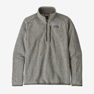 Patagonia Men’s “Better Sweater” 1/4 Zip Gray Fleece